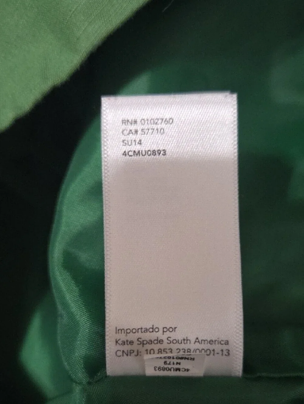 kate spade Green Asymmetric Mini Skirt